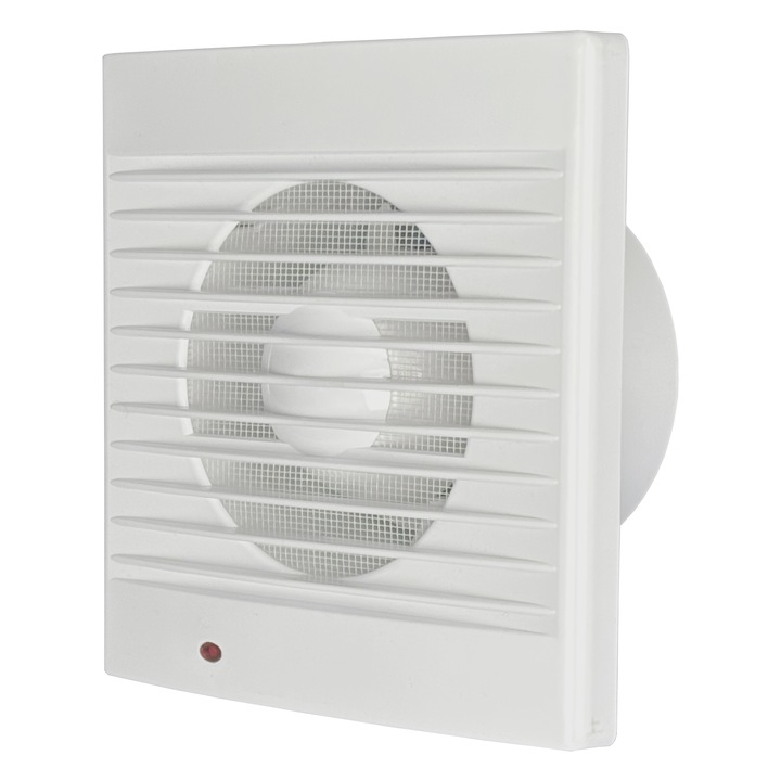 Ventilator de baie HOKURO UKO WP-100 S, 100mm, alb, 12W