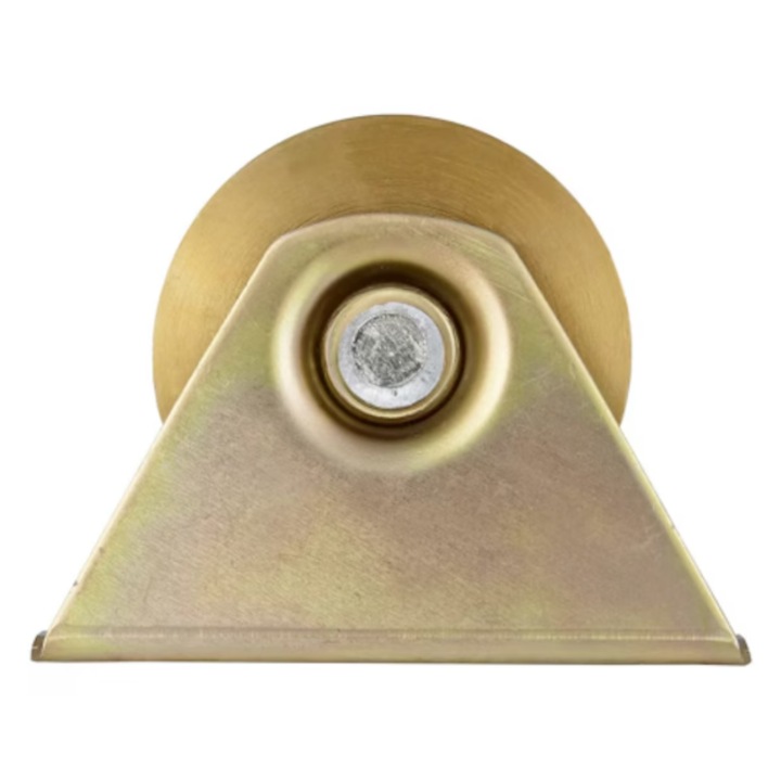 Rola Poarta Culisanta, Profil V, 50mm, Cu Suport Metalic, Pentru Porti Glisante, Alunecare Silentioasa, Durabila, Usor de Montat