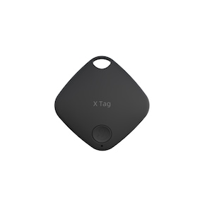 Localizator global anti-pierdere, pentru animale de companie, varstnici si copii, Compatibil Apple AirTag Find my, negru, 36x42x8mm, Romb
