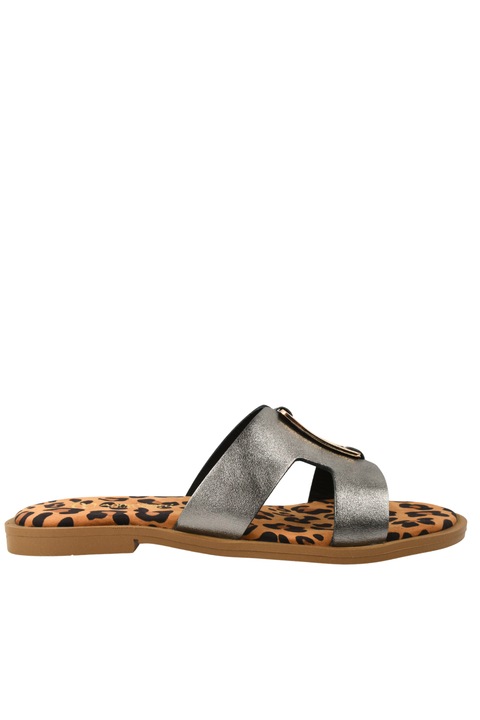 Papuci casual, dama, ANNA VIOTTI, D20-H2989 bronz, piele naturala 38