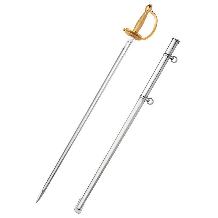 Sabie Sergent 1840 cu teaca de otel, Windlass Steelcrafts, lungime totala 94cm, greutate 880g