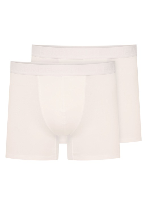 Boxeri (crac mai lung) Move Henderson set de 2 perechi Alb crem 2XL