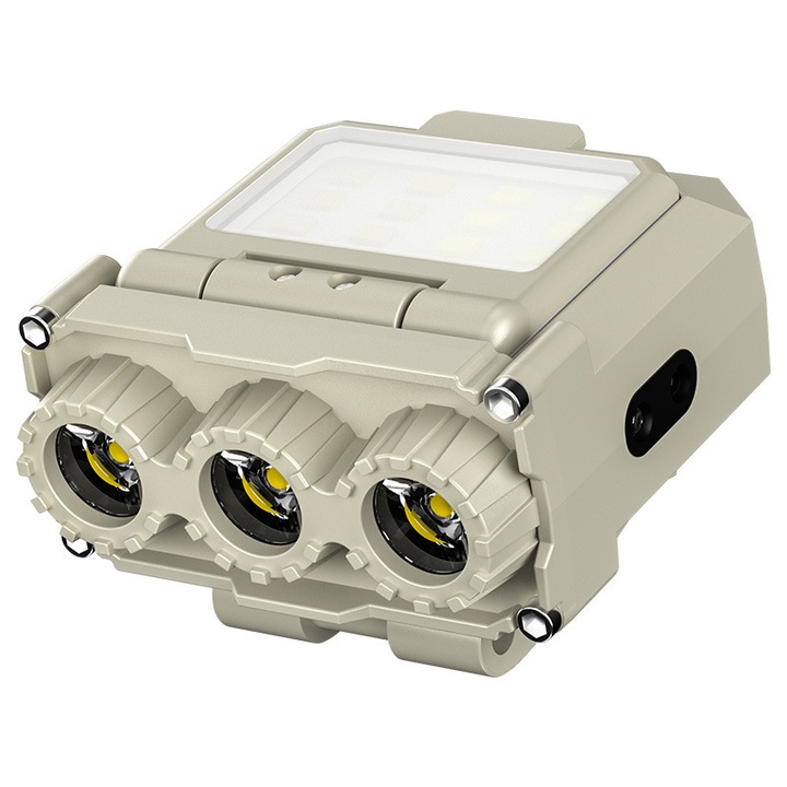 Сензорен фенер, 3-ядрен XPG, 900 лумена, USB зареждане