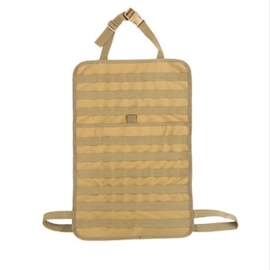 Organizator de Montat pe Scaun Auto, Pentru Sortare Lucruri si Protejare Tapiterie, Molle,kaki
