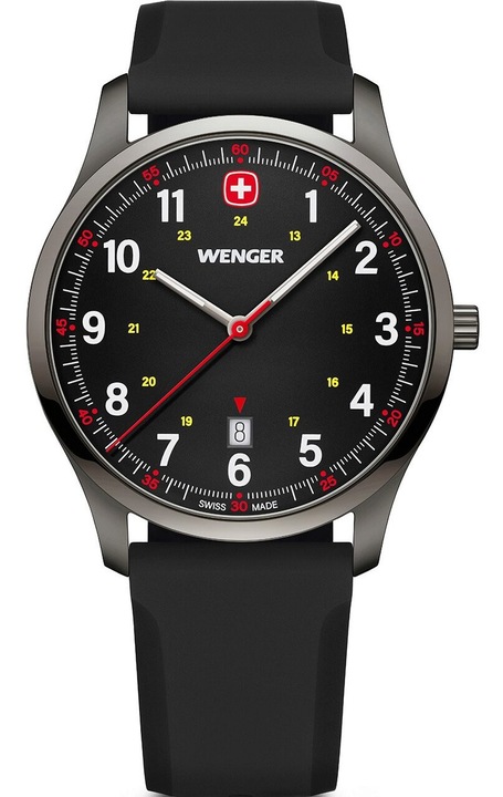 Ceas barbatesc Wenger Quartz, 42mm, 5ATM, Aratatoare luminoase