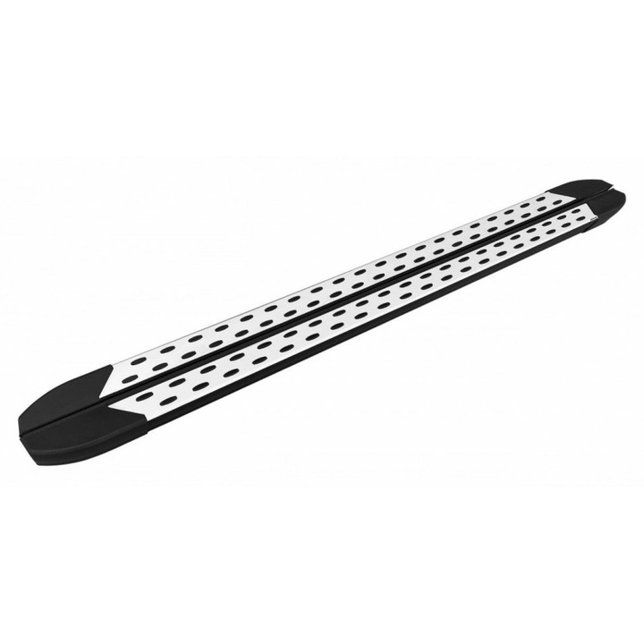 Set praguri laterale din aluminiu cu suporti compatibil RENAULT KANGOO EXPRESS 2021->, TrimLine Alu Design