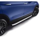 Set praguri trepte laterale cu suporti compatibil VW Tiguan 2016->, EVO Design, negru cu margine cromata, CED AUTO TRADE