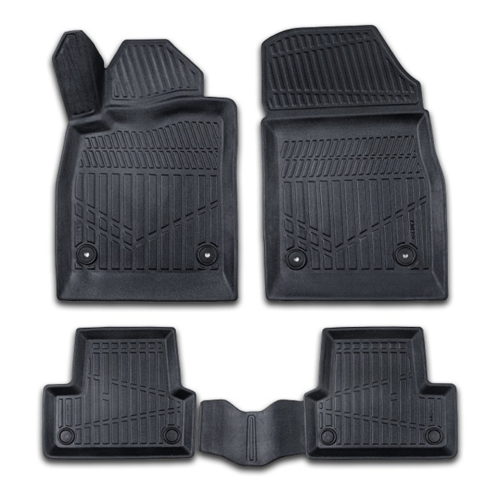 Set covorase auto cauciuc pentru OPEL Astra J 2009-2015, forma tavita 3D