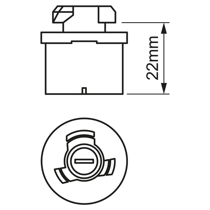 Bec 12V H27W/1 27W Pure Light Bosch