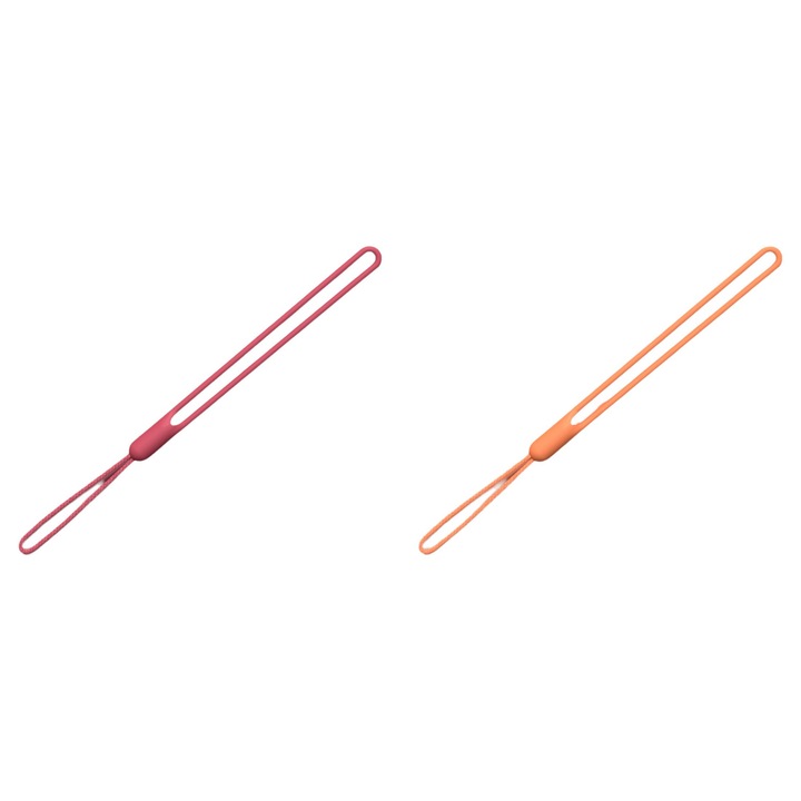 Snur si Curea de Transport Telefon – Silicon Lichid, Universal Camelia Red portocaliu coral