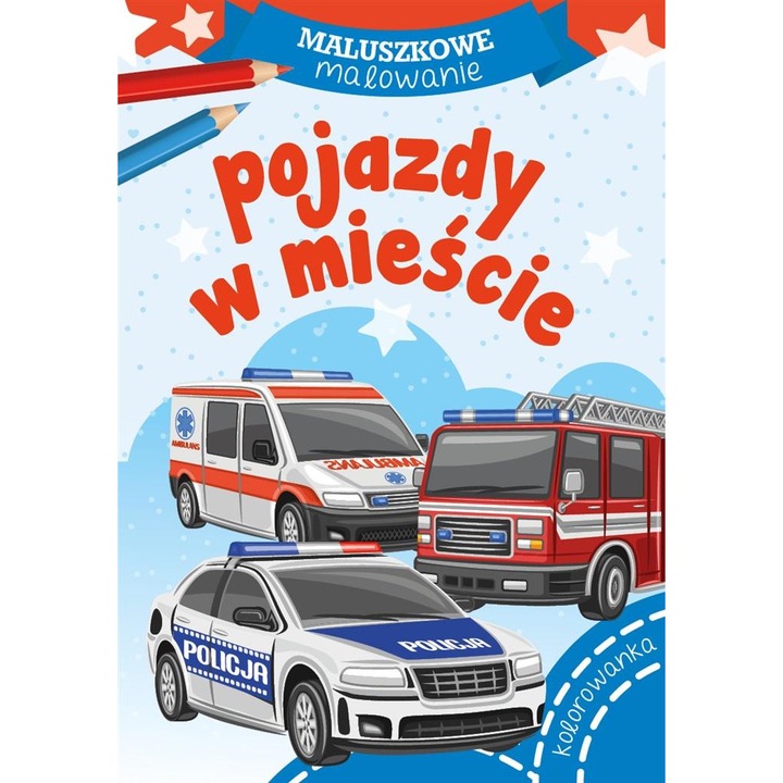 Carte de colorat Skrzat Pojazdy in oras 16 pagini
