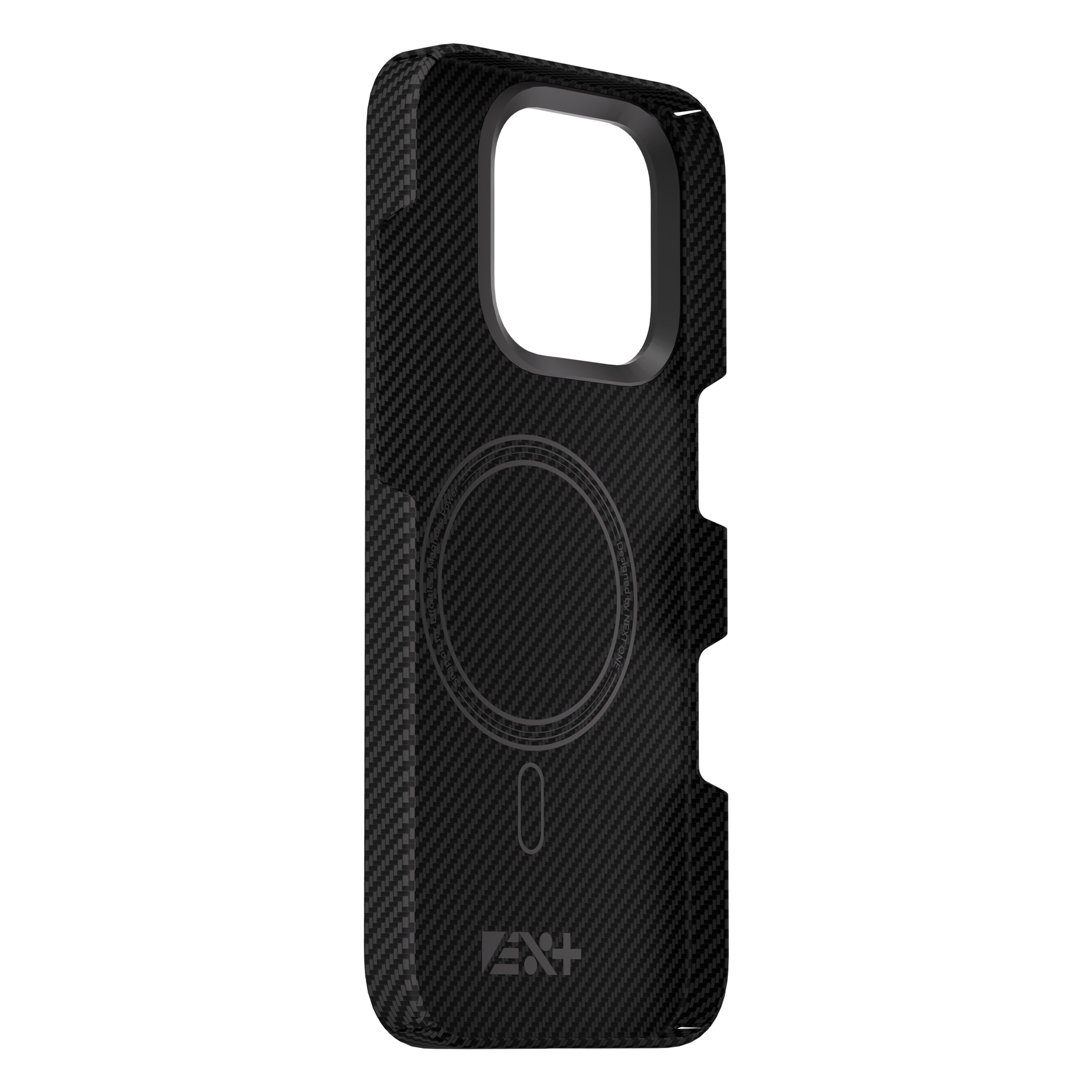 Husa NOA AirShield Magnetica din Aramida pentru iPhone 16 Pro Max, Protectie avansata, MagSafe, Subtire, Neagra