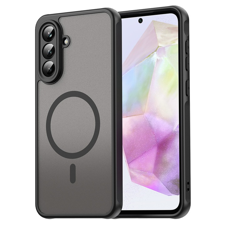 Husa pentru Samsung Galaxy A56 5G, din Policarbonat, Danex, Culoare Negru