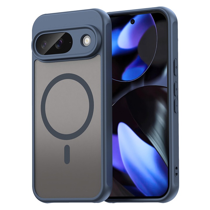 Husa pentru Google Pixel 9, din Policarbonat, Danex, Culoare Bleumarin