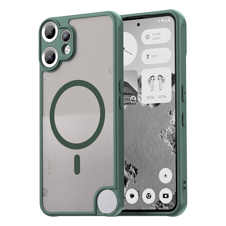 Калъф fixGuard HaloFrost II MagSafe за Nothing CMF Phone 2 Pro - Green