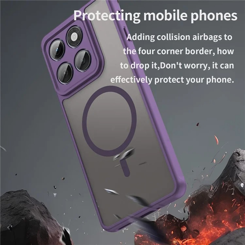 Husa pentru Motorola Edge 60 Pro - Techsuit HaloFrost II MagSafe - Purple