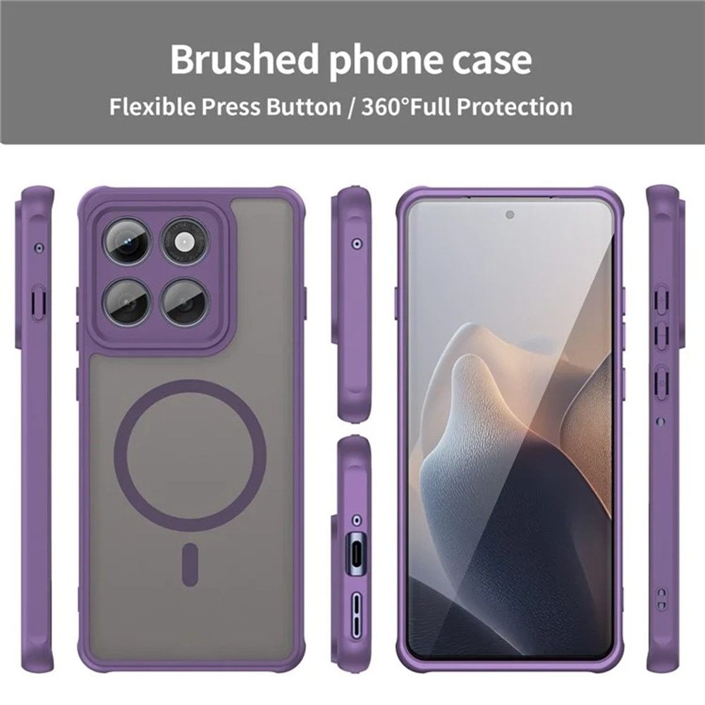 Husa pentru Motorola Edge 60 Pro - Techsuit HaloFrost II MagSafe - Purple