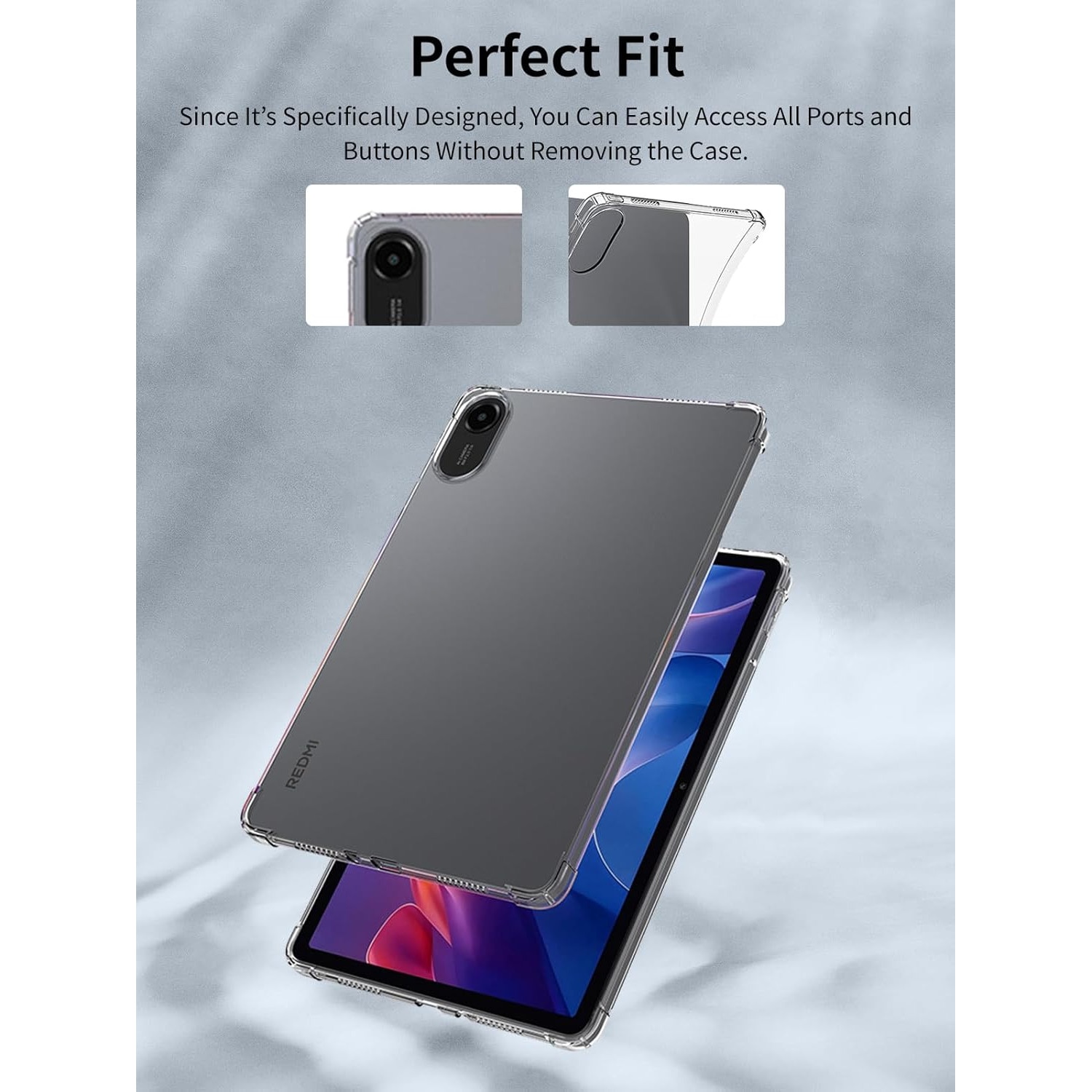 Husa pentru Tableta Xiaomi Redmi Pad 2, 11.0" (2025), Silicon TPU, Transparenta