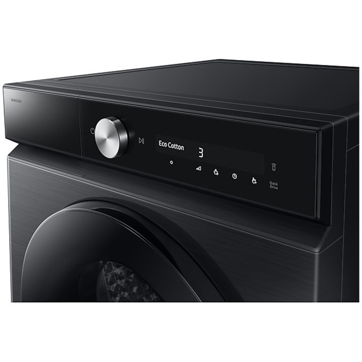 Uscator de rufe Samsung DV90DB8845GBU4, pompa de caldura, 9 kg, Clasa A, SmartThings, AI Control, Hygiene Care, AI Dry, Silent Dry, WiFi , Negru