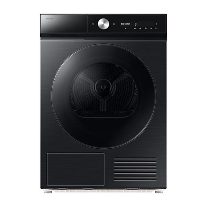 Uscator de rufe Samsung DV90DB8845GBU4, pompa de caldura, 9 kg, Clasa A, SmartThings, AI Control, Hygiene Care, AI Dry, Silent Dry, WiFi , Negru