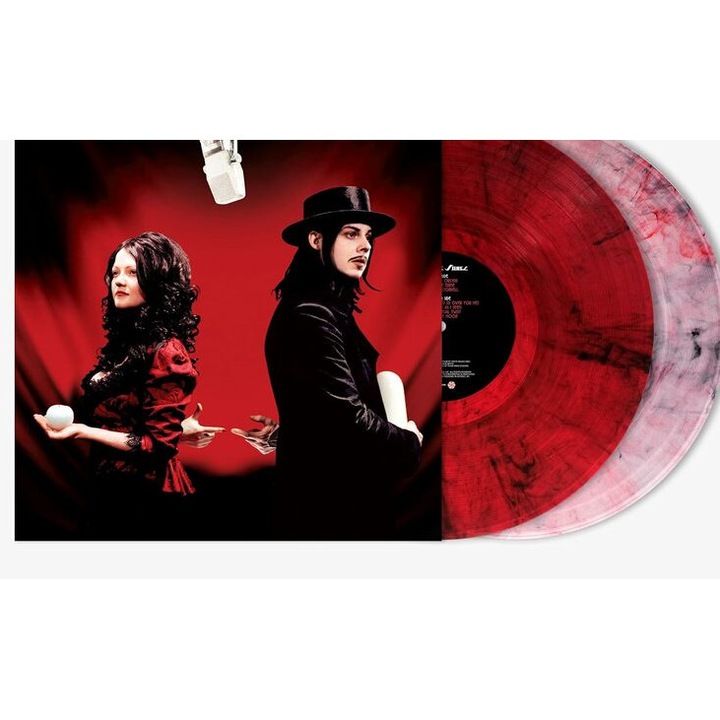 Viniluri The White Stripes - Get Behind Me Satan (editie aniversara 20), 2LP, rosu cu negru si transparent, 2025