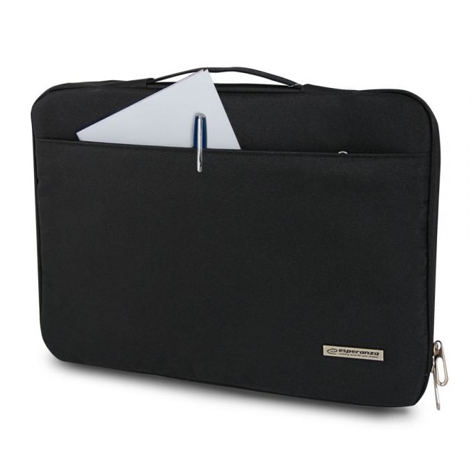 Husa laptop Esperanza ET195 Andria 15,6", neagra, 405x280x30mm, poliester