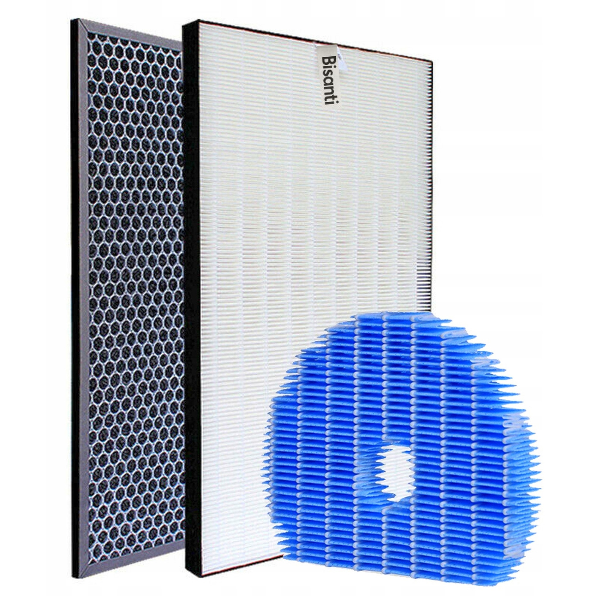Set filtre Bisanti pentru Sharp KC-D60EU-W, HEPA H13, activ carbon