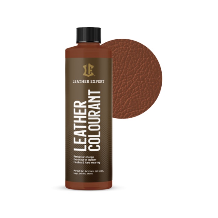 Bőrfesték Középbarna LEATHER EXPERT bőrfesték 250ml
