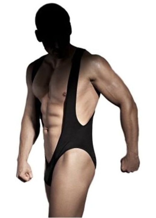 Férfi body, Luka, rugalmas mikroszálas, feneket és törzset szabadon hagyó, L INTL