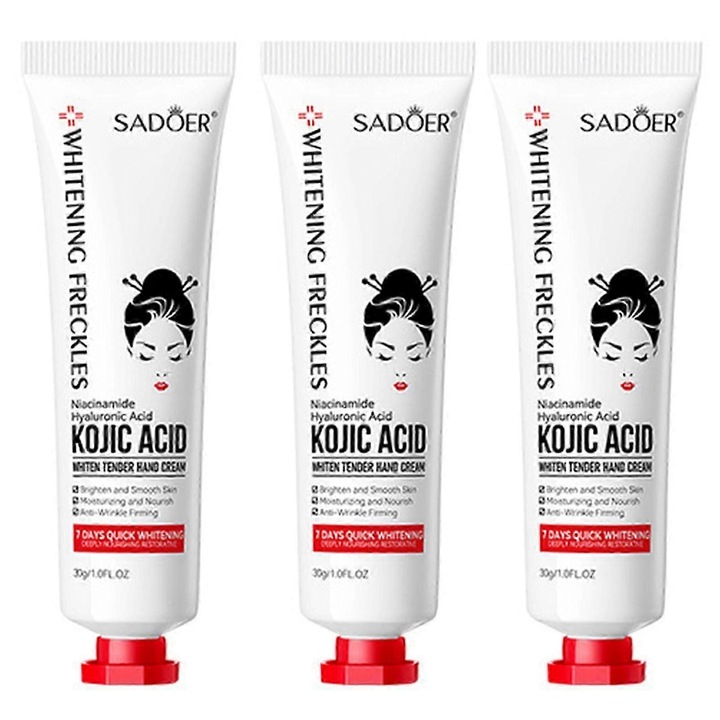 Kézkrém, Sadoer, természetes összetevők, 30 g, 3 db