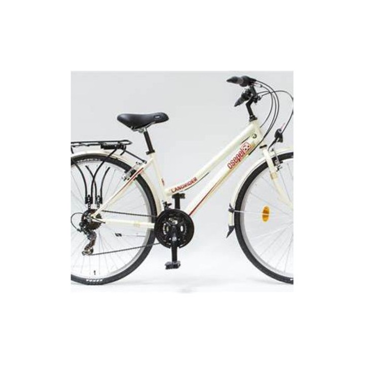 Csepel Woodlands Zero 24"-os kerékpár, alumínium, Suntour villa, matt kék, 58 hüvelyk