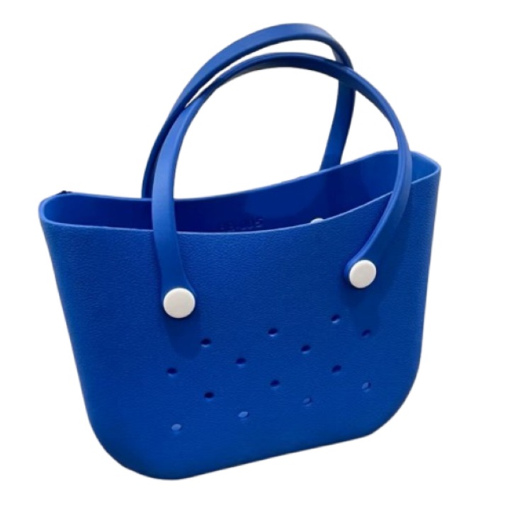 Geanta Shopper Multifunctionala, Polimer Elastomeric, Impermeabila, 40X12X30cm, Albastru