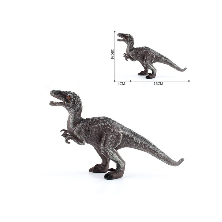 Фигурина Mixbo Динозавър Модел 3, Пластмаса, 17 см, 2 год.+