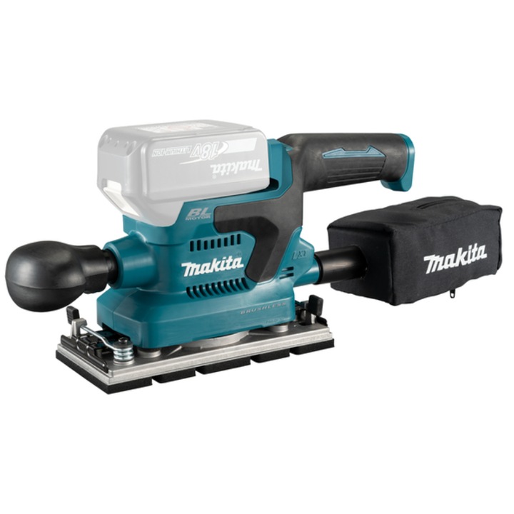 Makita DBO382Z csiszoló, 4000/8000/12000 fordulat/perc, akkumulátor nélkül, fekete/kék
