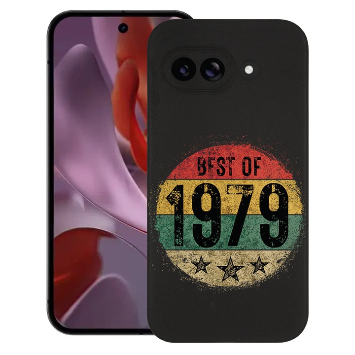 BestCase® Husa Slim Silicon pentru Google Pixel 9a, Best Of 1979, 1926335 B 1912