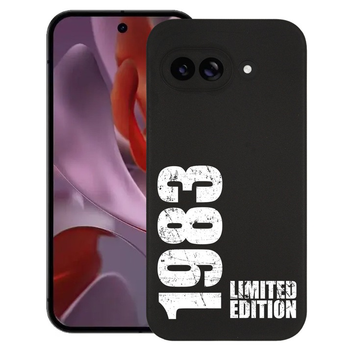 BestCase® Husa Slim Silicon pentru Google Pixel 9a, Limited Edition 1983, 1926335 B 1958