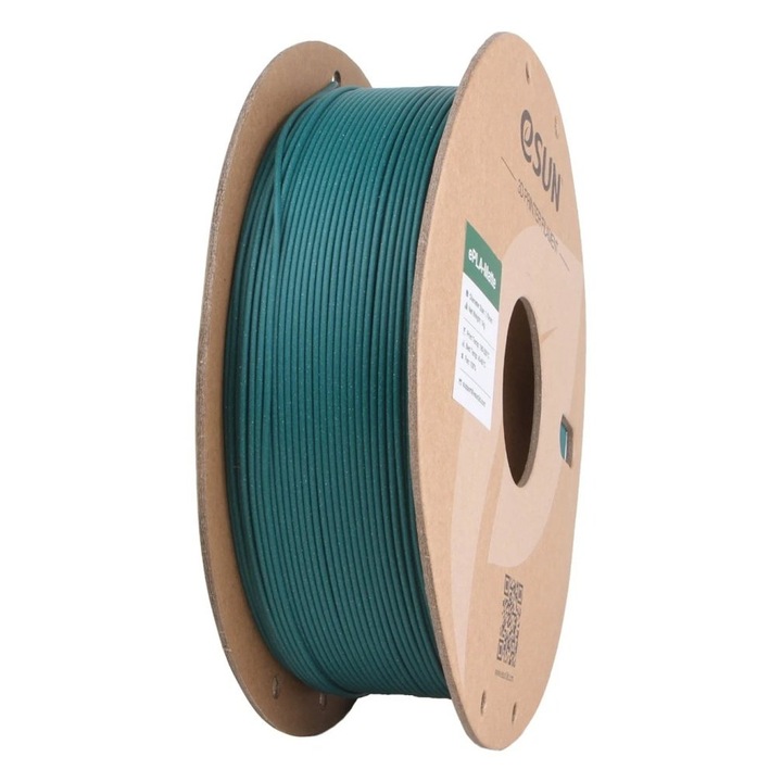 Filament eSUN ePLA Mat, Verde închis, 1.75 mm, 1 kg