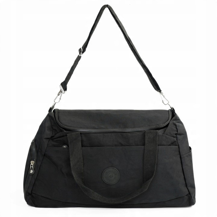 Geanta de voiaj Solier Lunaro sport pe umar neagra 51×25, 5×21 cm