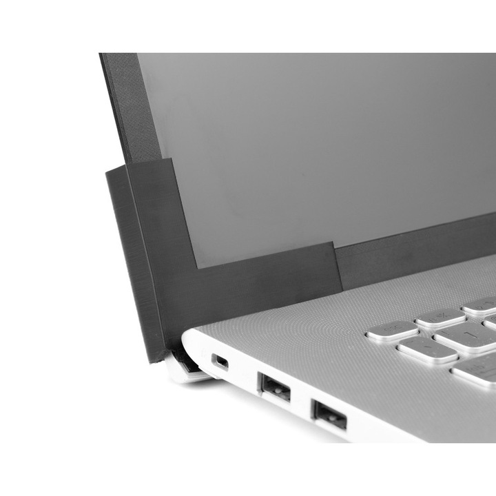 Kit reparatii, Asus, Vivobook 17, negru, pentru laptop balamale, instructiuni de asamblare incluse, material rezistent, asamblare usoara, fara lipici, reparare rapida, setul include doua seturi de cleme