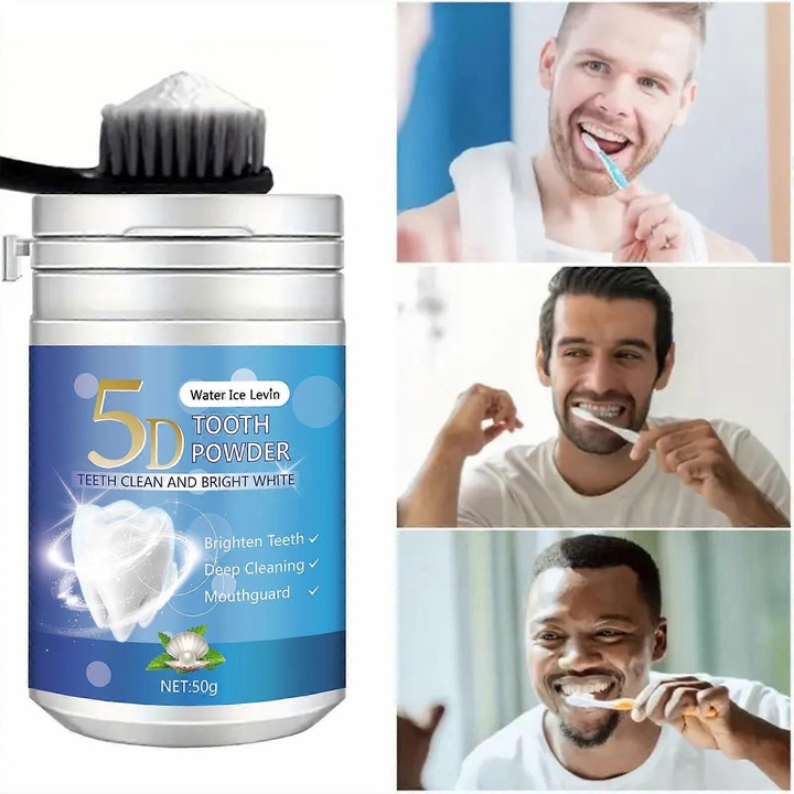 Szájtisztítás Fogfehérítés Folteltávolítás Frissítő Fogpor 50g