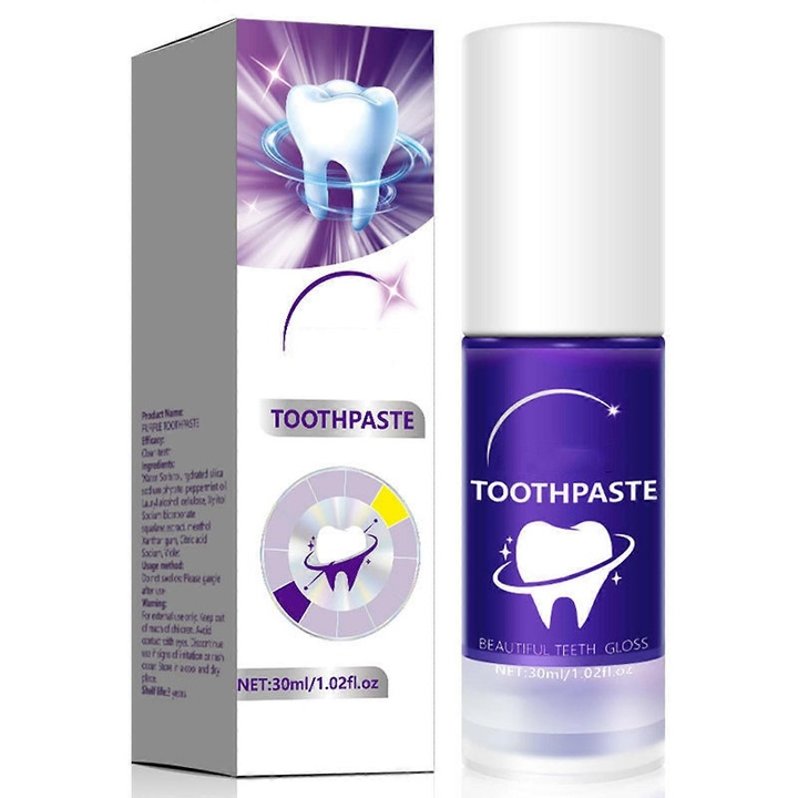 Fogkrém a frissítő leheletért, foltok és sárgás elszíneződés eltávolításáért, szájápolásért, menta ízű, kókuszos ízű, ultra fehérítő fogkrém