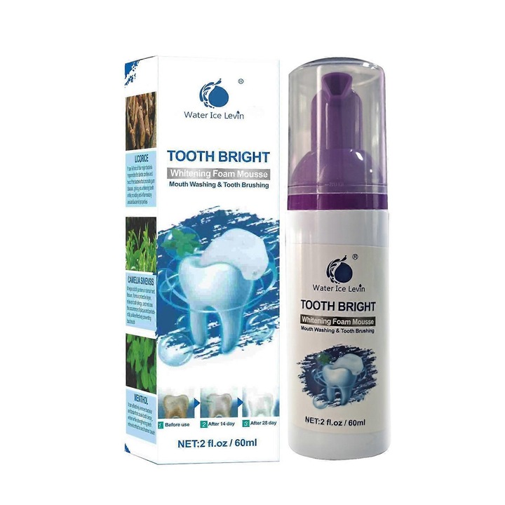 Habzó fogtisztító fogkrém Szájtisztító fogkrém 60ml