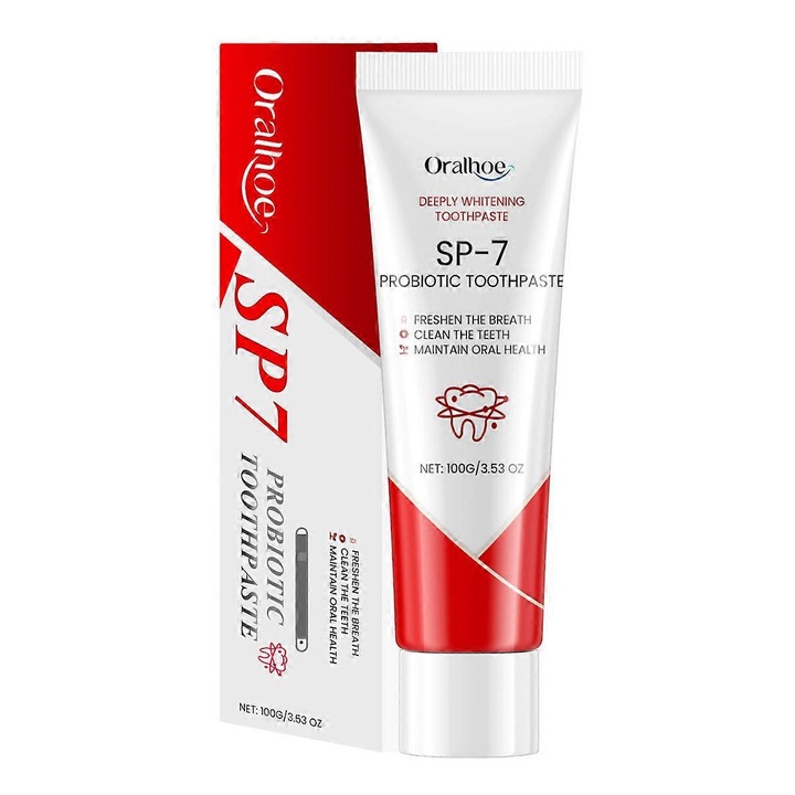 Sp-7 probiotikus fogkrém fogkefével Sp7 mélyfehérítő fogkrém Sp 7 Fresh fogkrém