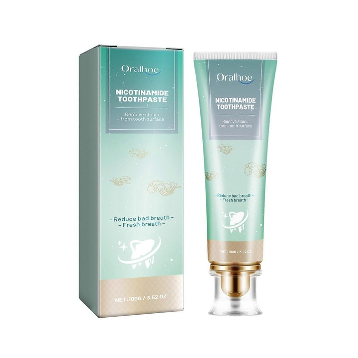 Fogkrém Fehér Fogkrém Friss Lehelet Rossz Lehelet Eltávolítása Káprázatos Fehér Fogkrém 100g