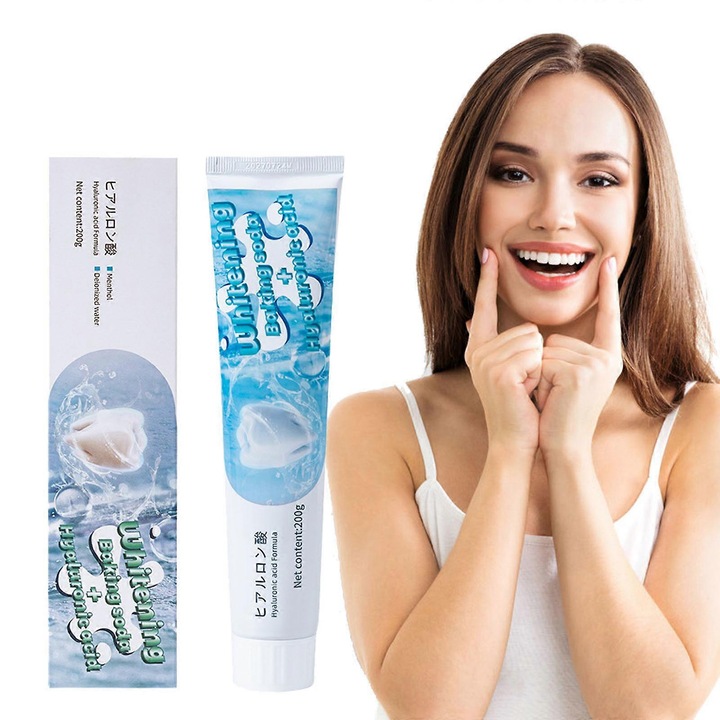 Folteltávolító Fehérítő fogkrém Tiszta száj Hűsítő és frissítő Teljesen habosító Világosító fehér Megelőzi a foltokat Védi az ínyt