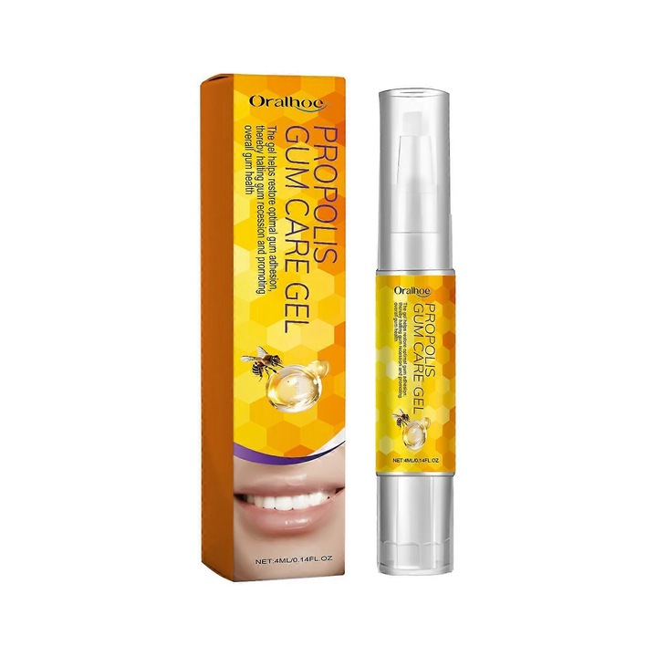 Propolisgum Care gél-menta kamillaformula fogfehérítő, nyugtató, antibakteriális, ínyvédő, egészségvédő 4ml