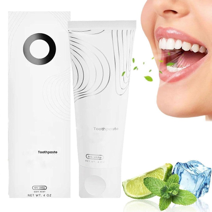 10%-os nano-hidroxiapatit tartalmú fogkrém a fogzománc fokozott védelméért, fluoridmentes fogkrém érzékeny fogakra, 113 ml 1 db