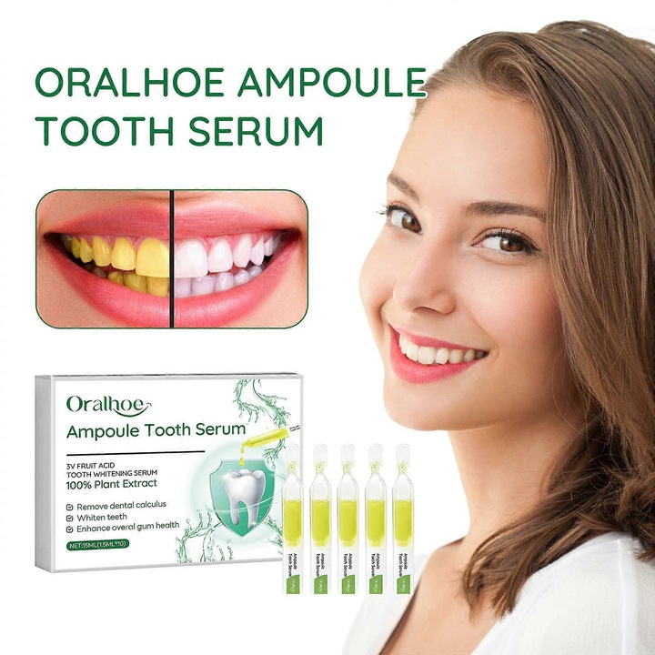 Ampulla fogkrém, Ampulla fogszérum, 3v gyümölcssavas fogfehérítő esszencia, Ampulla Essence fogkrém frissítő lehelet mélytisztító fogkrém 20db