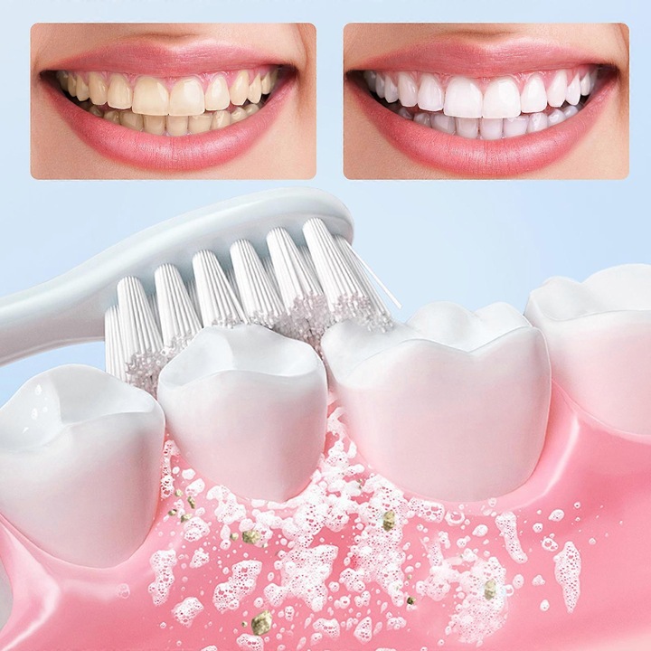 Simply Purple fogfehérítő por - Elfedi a foltokat, nincs érzékenység - Zománcbiztos fogkrém fehérítő por kávéhoz, teához, ételekhez, borhoz és 3 db