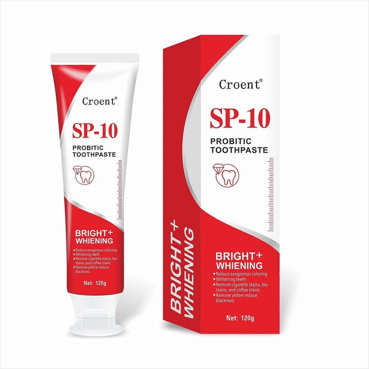 Sp-10 Ultra Whitening fogkrém, Sp-10 probiotikus fehérítő fogkrém, Sp-10 fogkrém, sp-10 Ultra Fresh Breath fogkrém Szájhigiéniai fogfesték 3 db